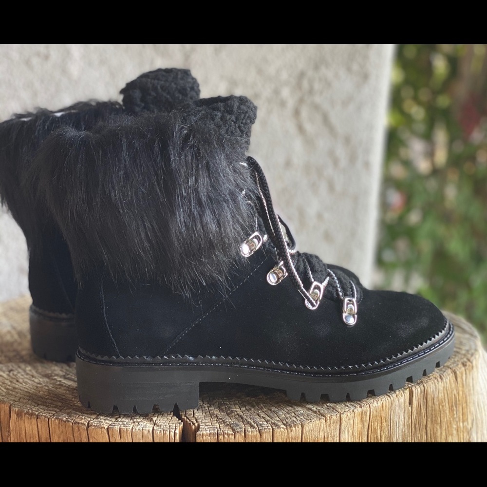 Nine West Alex Faux-Fur Booties Retail Value 129 - Picture 3 of 6